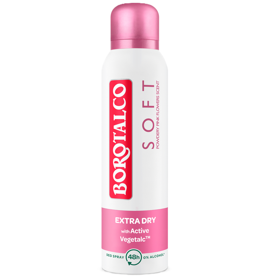 Deodorante si antiperspirante - Deodorant spray Borotalco Soft, 150 ml