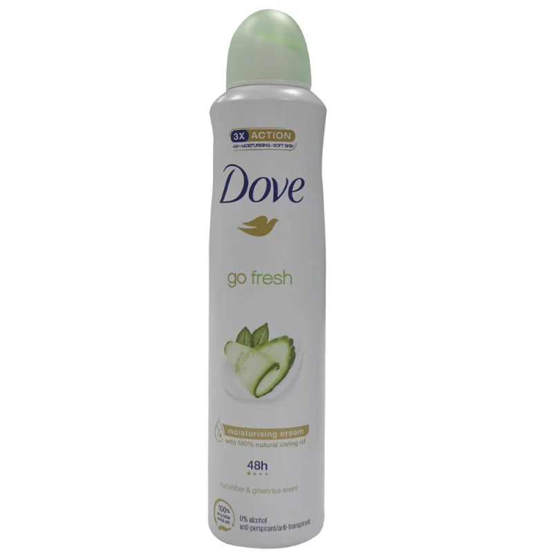 Deodorante si antiperspirante - Deodorant spray Dove Go Fresh Cucumber & Green Tea, 250 ml