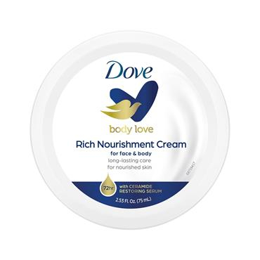 Ingrijire personala & Cosmetice - Dove Body Love Rich Nourishment Cream crema de fata si corp, 75 ml