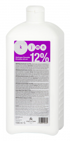 Vopsea de par si oxidant - Emulsie oxidanta 12% Kallos KJMN, 1000 ml