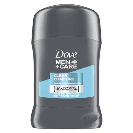 PROMOTII - Deodorant antiperspirant stick Dove Clean Comfort pentru barbati, 50 ml