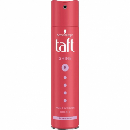 Fixativ si spuma de par - Fixativ Shine  5, 250ml, Taft