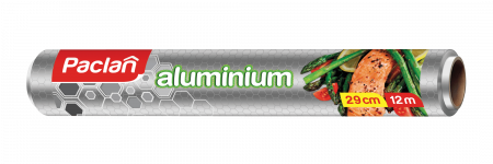 Folii si pungi alimentare - Folie de aluminiu embosata Paclan, 12 m