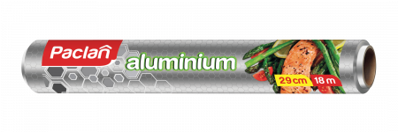 Folii si pungi alimentare - Folie de aluminiu embosata Paclan, 18 m