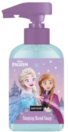 Sapun si gel dus copii - Frozen Sapun Lichid, Pompita Muzicala, 250 ml