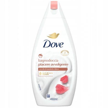 Ingrijire personala & Cosmetice - Gel de dus cu ulei de migdale si hibiscus, 450 ml