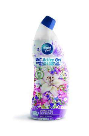 Dezinfectant toaleta - Gel pentru curatarea vasului de toaleta  White Flowers 750 ml