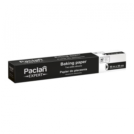 Folii si pungi alimentare - Hartie maro de copt catering Paclan Expert, 50 m x 38 cm