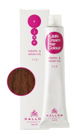 Vopsea de par si oxidant - Vopsea de Par Profesionala 6.3 Blond Auriu Inchis Kallos Kjmn (100 ml)