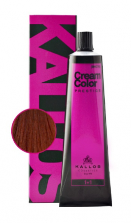 Vopsea de par si oxidant - Vopsea de Par 7.60 Roscat Venetian Kallos Prestige  (60 ml)