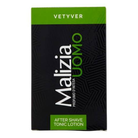 After shave - Lotiune tonica dupa ras Malizia uomo Vetyver, 100ml