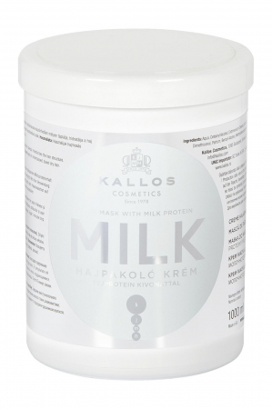 Tratamente si masca de par - Masca de par cu extract de lapte Kallos KJMN Milk, 1000 ml