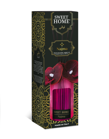 Casa - Odorizant de camera Arabesc cu betisoare, Najma, 200 ml