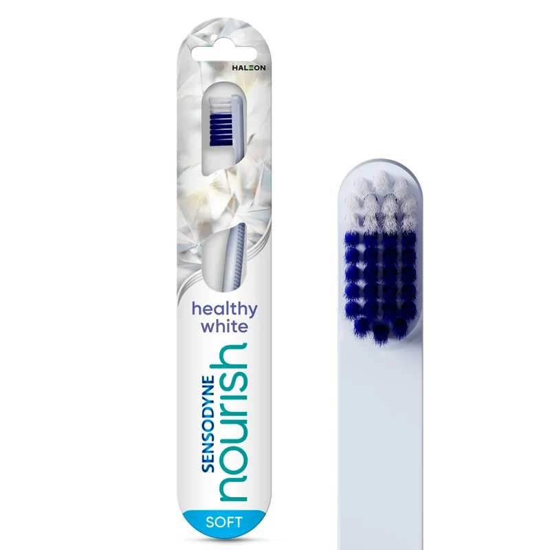 Periute de dinti - Periuta de dinti Sensodyne Nourish Healthy White Soft