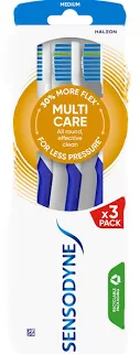 Ingrijire personala & Cosmetice - Periute dinti Multi Care Mediu set 3 buc