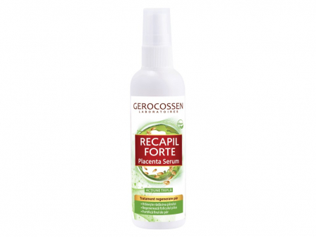 Tratamente si masca de par - Ser tratament pentru regenerarea parului cu placenta Gerocossen Recapil Forte, 125 ml