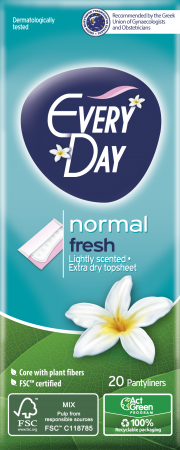 Tampoane si absorbante - Protej-slipuri Everyday Normal Fresh, 20 buc