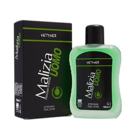 Ingrijire ten - Lotiune tonica dupa ras Malizia uomo Vetyver, 100ml