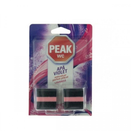 Produse curatare baie - Tablete pentru bazin Peak Wc Apa Violet, 2*50 grame
