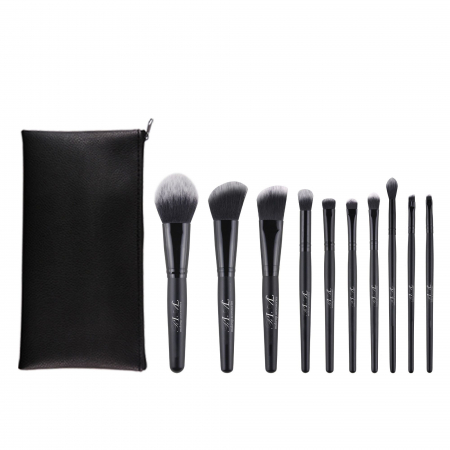 Aplicatoare si pensule machiaj - Set 10 Pensule Profesionale de Machiaj Rial Makeup