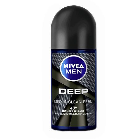 Deodorante si antiperspirante - Deodorant roll-on Nivea Men Deep, 50 ml