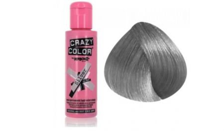 Vopsea de par si oxidant - Vopsea Semipermanenta 027 Silver Crazy Color 100 ml