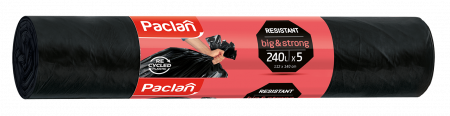 Saci menajeri Paclan Big & Strong, 240 L, 112 x 140 cm, 5 buc