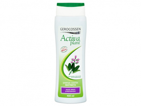 Sampon de par - Sampon contra matretii Gerocossen Activa Plant, 400 ml