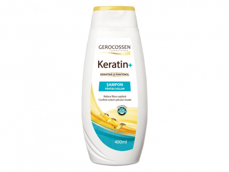 Sampon de par - Sampon pentru volum cu keratina si pantenol Gerocossen Keratin+, 400 ml