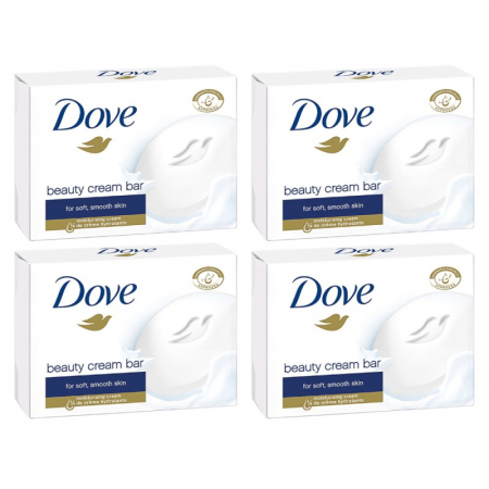 Sapunuri - Sapun crema Dove Original, 4 bucati x 90 g