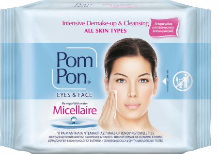 Produse demachiere si curatare - Servetele demachiante Pom Pon Micelare, 20 bucati