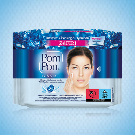 Produse demachiere si curatare - Servetele demachiante Pom Pon Micelare, 20 bucati