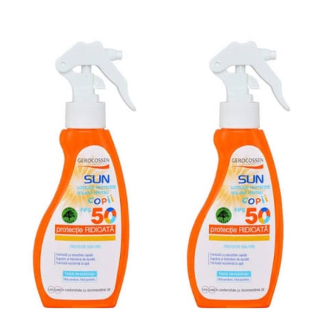 Ingrijire personala & Cosmetice - Set 2 X Lotiune spray pentru copii cu protectie solara SPF 50 Sun, 200 ml