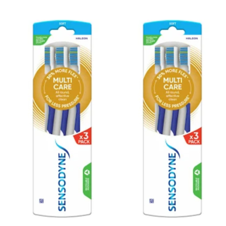 Ingrijire personala & Cosmetice - Set 2 X Periute dinti Multi Care Mediu set 3 buc
