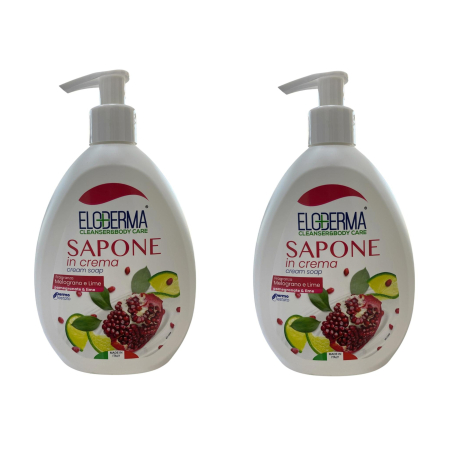 Ingrijire personala & Cosmetice - SET 2X Sapun Lichid Eloderma Melograno e Lime 300 ml
