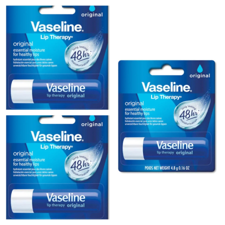 Ingrijire personala & Cosmetice - set 3 X Balsam de buze original, 4.8 gr