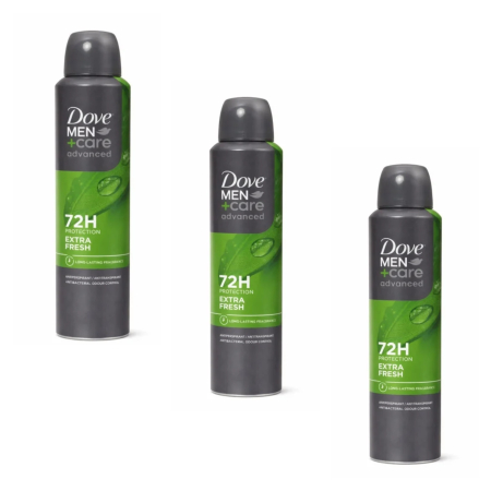 Ingrijire personala & Cosmetice - Set 3 X Deodorant antiperspirant spray Dove Extra Fresh, 250 ml