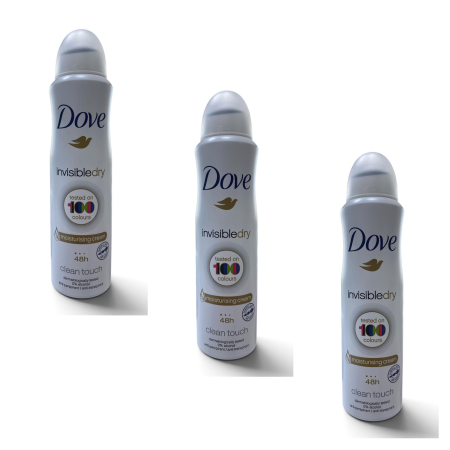 Deodorante si antiperspirante - SET 3 X Deodorant Dove Invisible Dry 150 ml