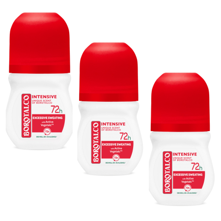 Ingrijire personala & Cosmetice - Set 3  X Deodorant roll-on Borotalco Intensive, 50 ml