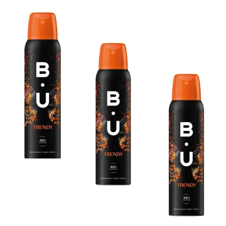Ingrijire personala & Cosmetice - Set 3 X Deodorant Spray B.U. Trendy, 150 ml