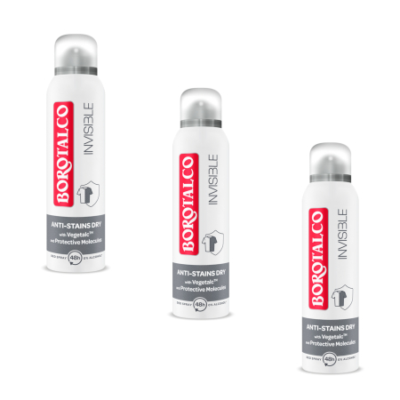 Ingrijire personala & Cosmetice - Set 3 x Deodorant spray Borotalco Invisible Dry 150ml