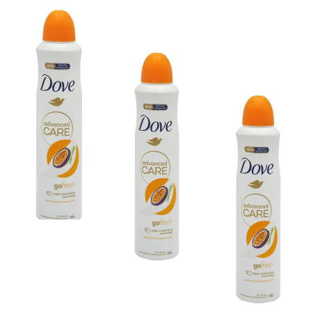 Ingrijire personala & Cosmetice - Set 3 X  Deodorant spray Dove Advanced Care Passion Fruit, 250 ml