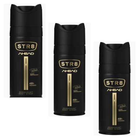 Ingrijire personala & Cosmetice - Set 3 X Deodorant spray pentru barbati STR 8 Ahead 150 ml