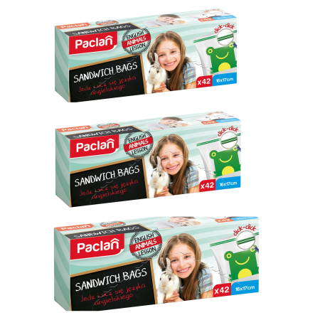 Casa - SET 3 X PUNGI PENTRU SANDWICH-URI 42 BUCĂȚI