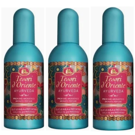 Ingrijire personala & Cosmetice - Set 3X Apa de toaleta Tesori D'Oriente Ayurveda pentru femei, 100 ml