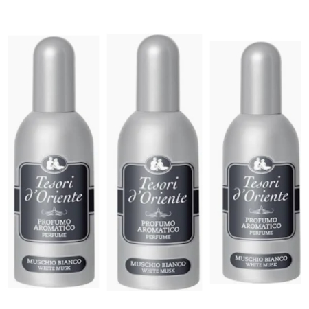 Ingrijire personala & Cosmetice - Set 3X Apa de Toaleta Tesori D'Oriente Mosc Alb, Unisex, 100ml