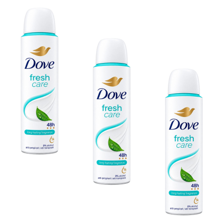 Deodorante si antiperspirante - SET 3X Deodorant Dove 150 ml FRESH CARE