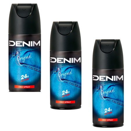 Ingrijire personala & Cosmetice - Set 3X Deodorant spray Denim Original 150 ml