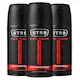 Ingrijire personala & Cosmetice - Set 3X  Deodorant Spray STR8, Red Code, Barbati, 150 ml