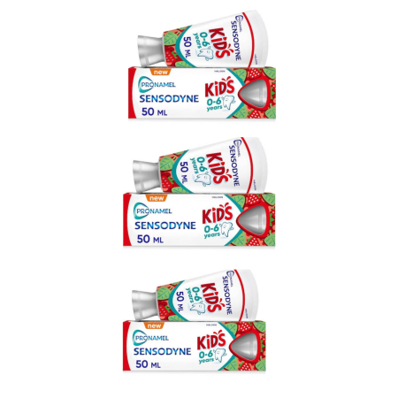 Copii & Bebe - Set 3X Pasta de dinti pentru copii Sensodyne Pronamel Kids 0-6 ani, 50 ml